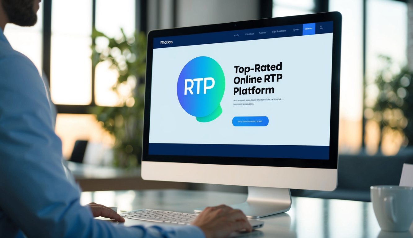 Sebuah layar komputer menampilkan platform RTP online teratas dengan desain yang ramping, modern, dan antarmuka yang ramah pengguna