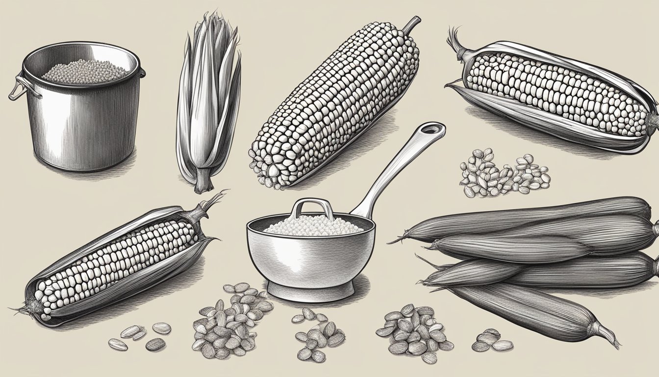 A variety of corn preparation methods, such as boiling, grilling, and milling, with different impacts on glycemic index