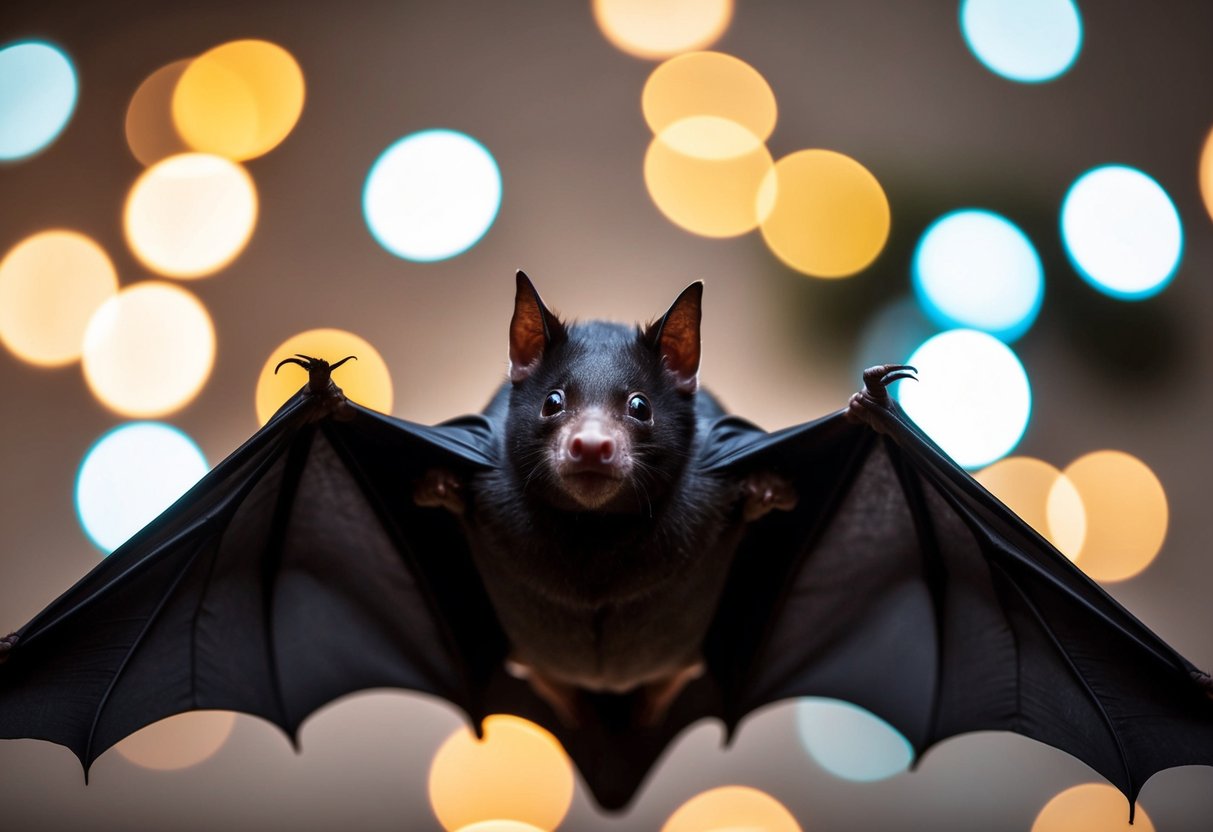 Bats dislike bright lights and loud noises