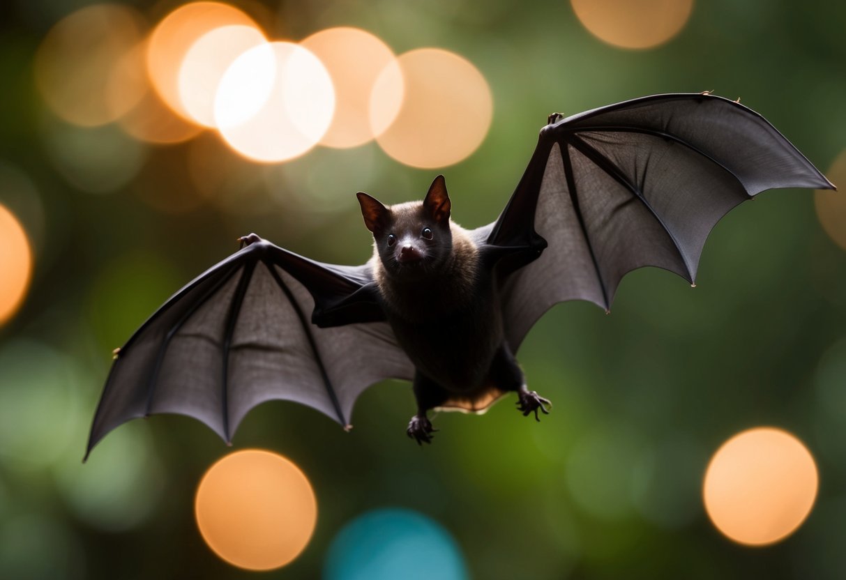 Bats dislike bright lights and loud noises