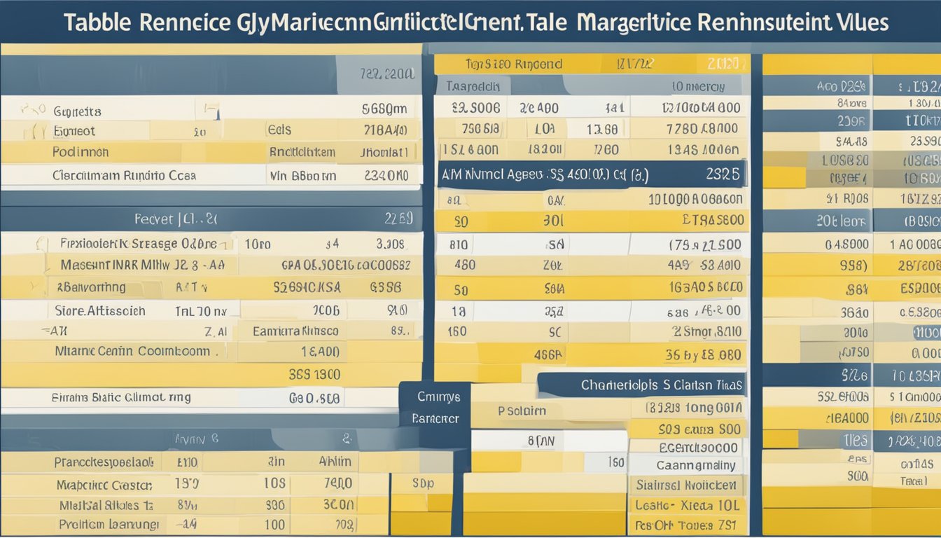 A table with various margarine brands and their corresponding glycemic index values displayed on a chart