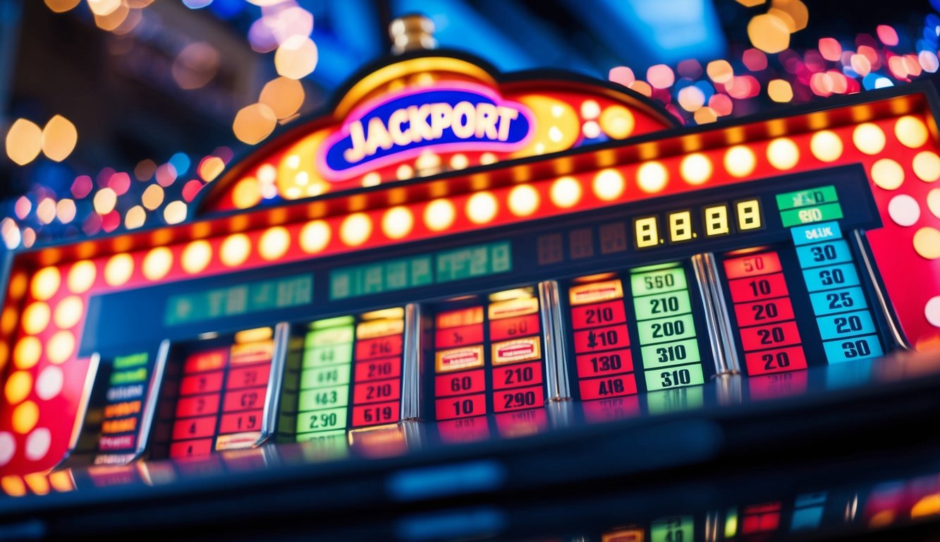 Sebuah platform berwarna-warni dengan tampilan jackpot yang mencolok