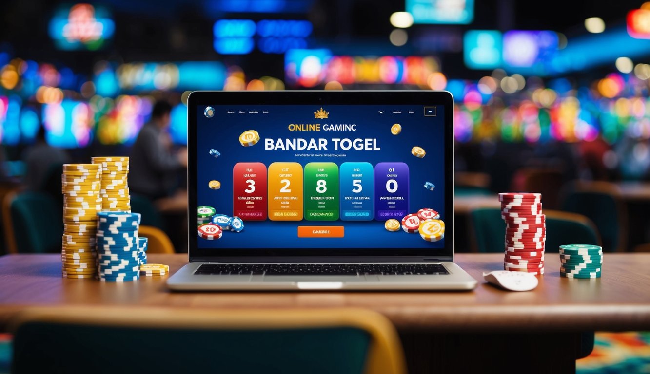 Sebuah situs judi online yang berwarna-warni dan hidup dengan tema bandar togel yang terpercaya