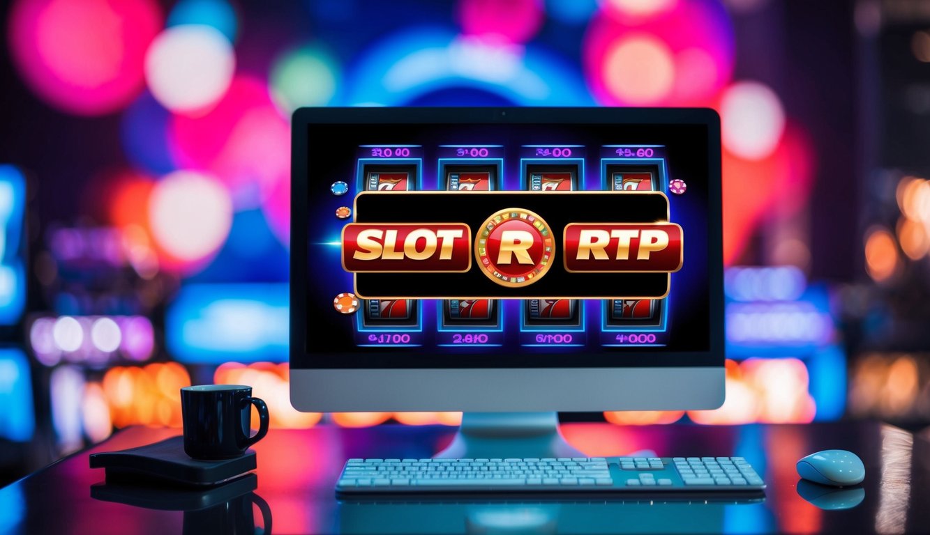 Mesin slot online yang cerah dengan RTP tinggi ditampilkan