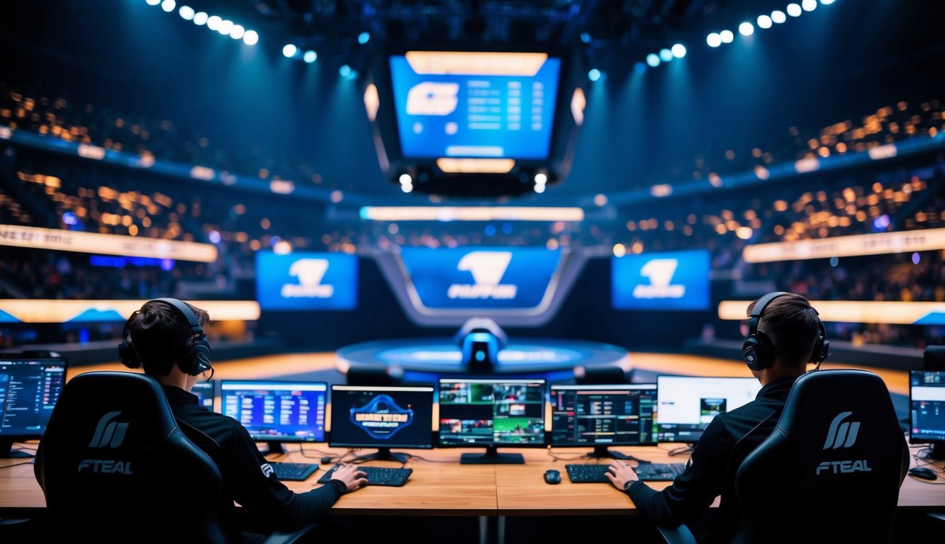 Arena virtual dinamis dengan berbagai liga dan turnamen e-sports global