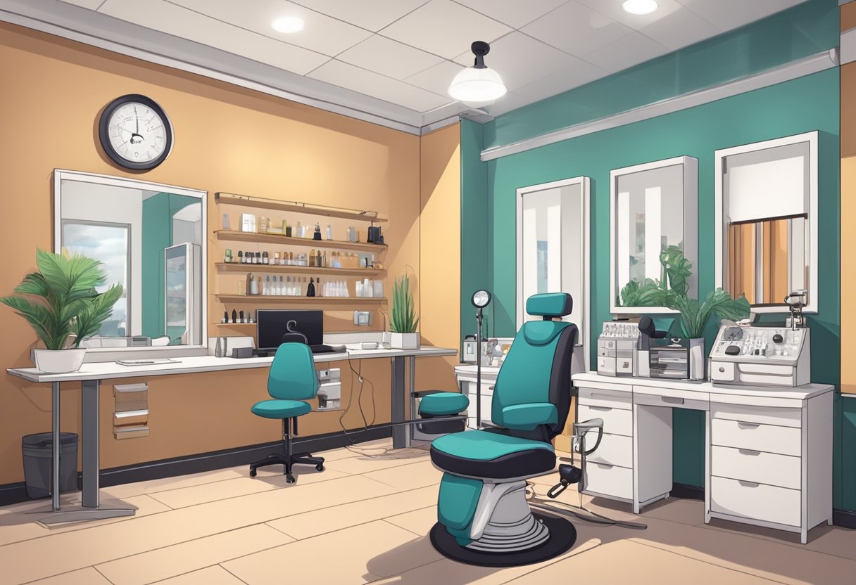 Studio de Piercing Curitiba Centro: Guia Completo para Escolher o Melhor Um estúdio de piercing moderno, limpo e acolhedor no coração de Curitiba, com equipamentos profissionais e uma atmosfera convidativa.