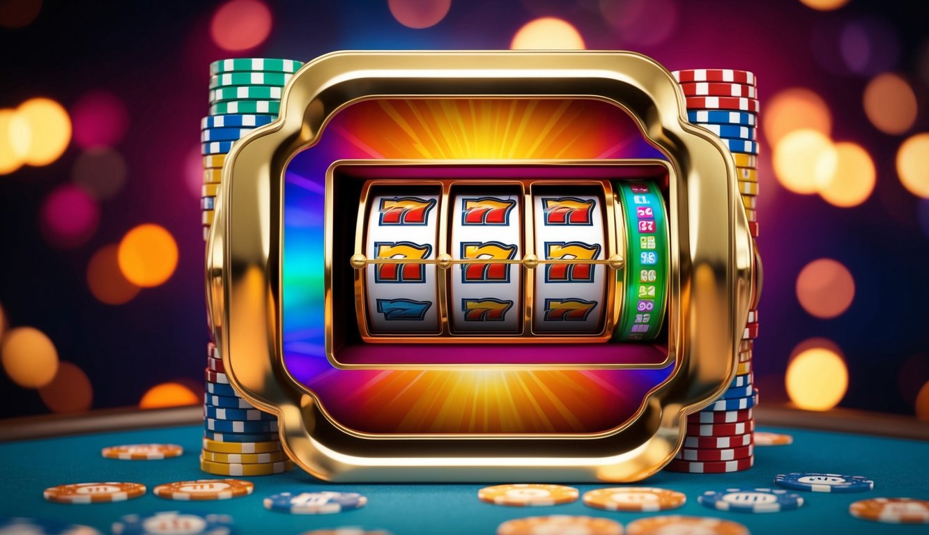 Sebuah permainan slot online yang hidup dengan jackpot progresif besar