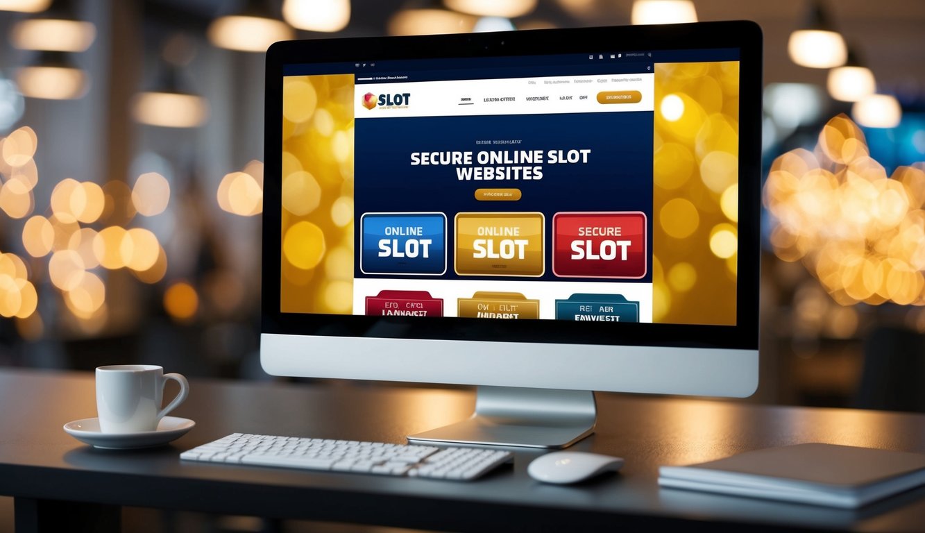 Sebuah layar komputer menampilkan situs slot online yang aman dengan metode pembayaran cepat