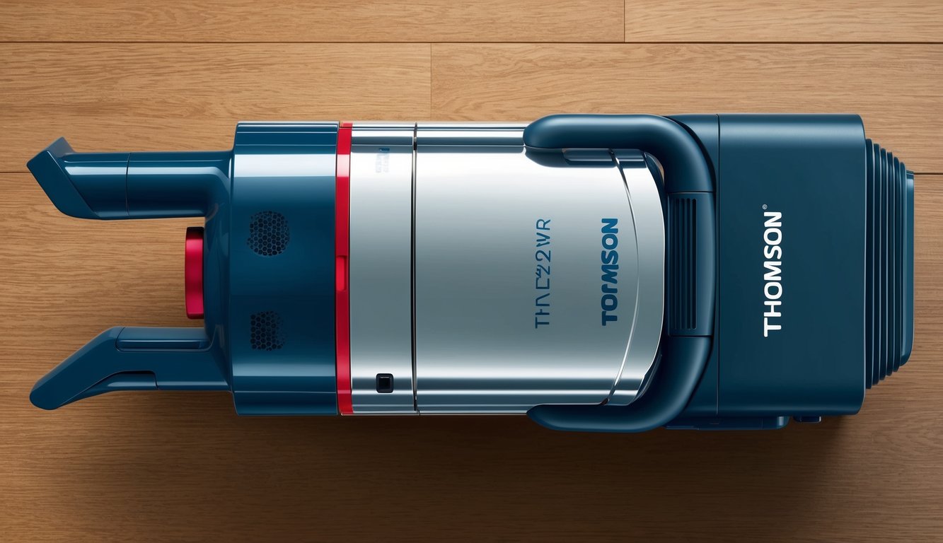 Une vue de dessus de l'aspirateur sans fil Thomson THVC2312WR