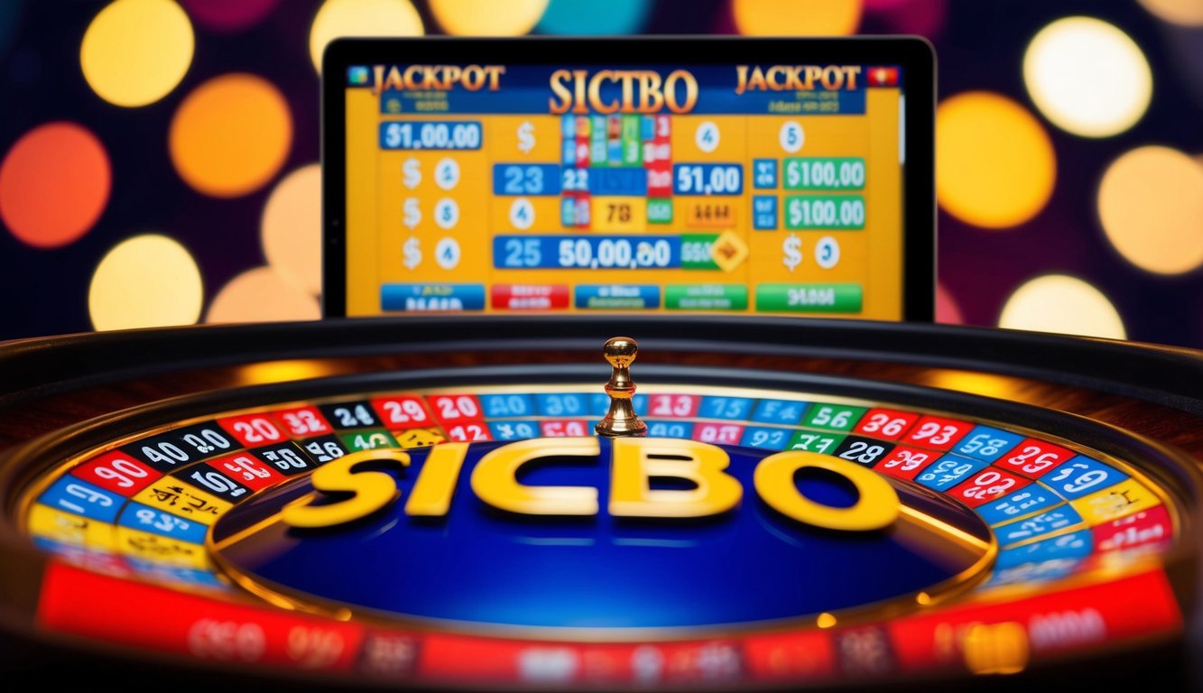 Sebuah permainan sicbo online yang berwarna-warni dengan jackpot besar dan bonus bulanan