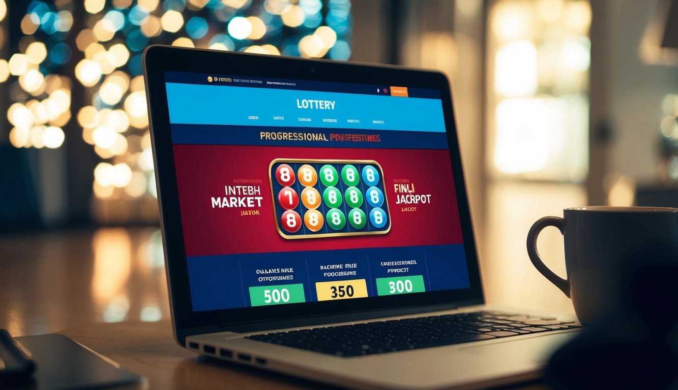 Situs web lotere online dengan pasar internasional dan peluang jackpot progresif