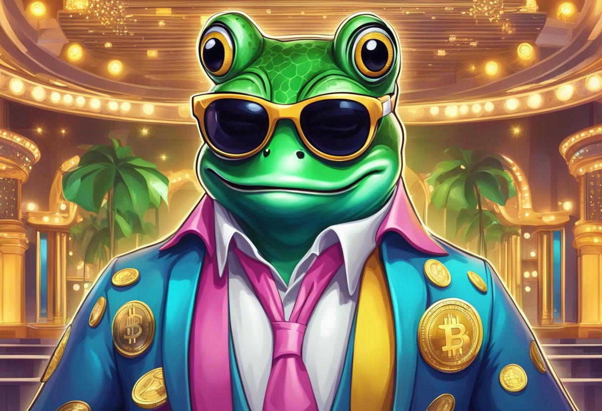 Elvis Frog in Vegas receives payment in cryptocurrency