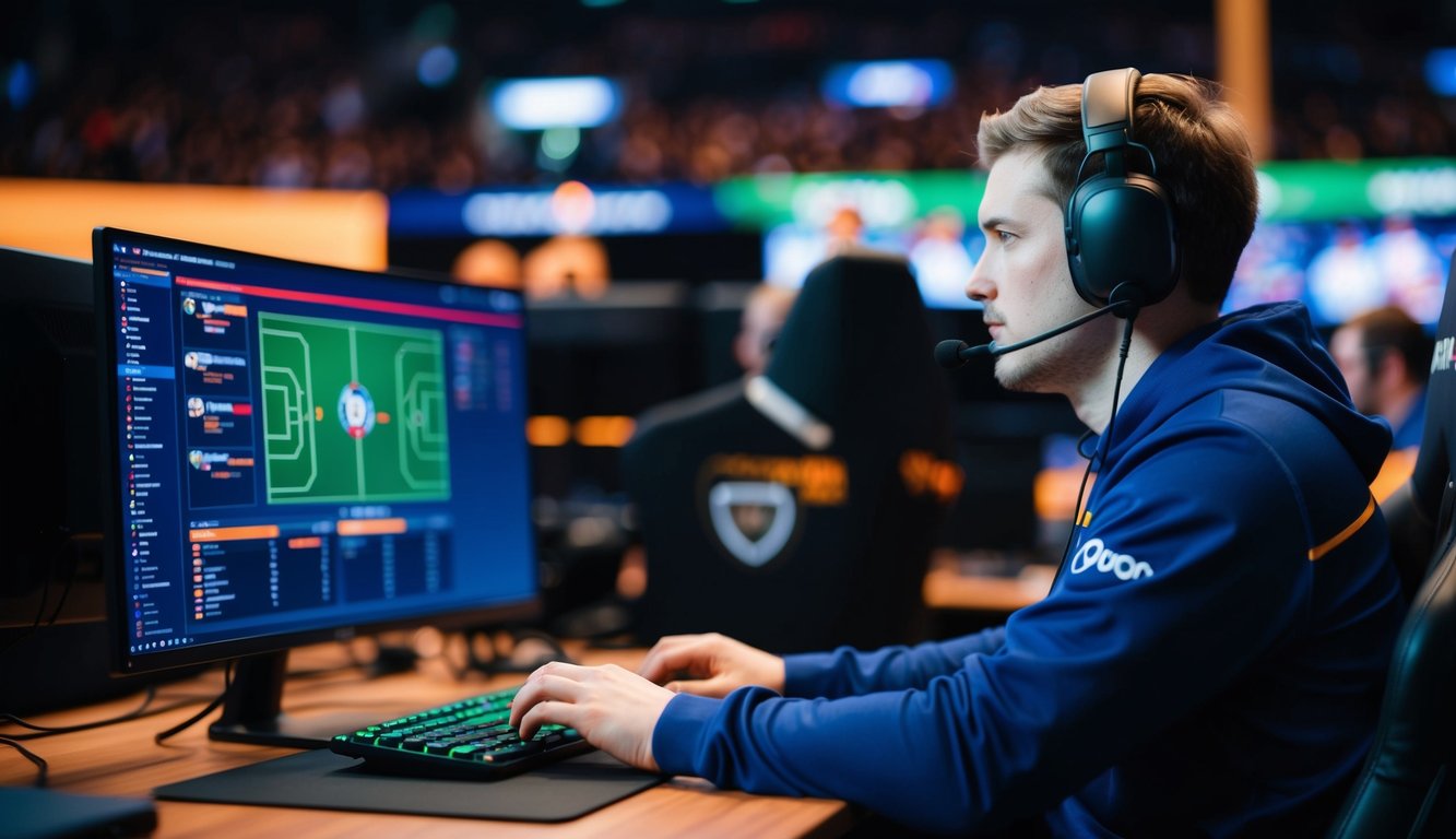 Streaming e-sports langsung dengan analisis pertandingan waktu nyata