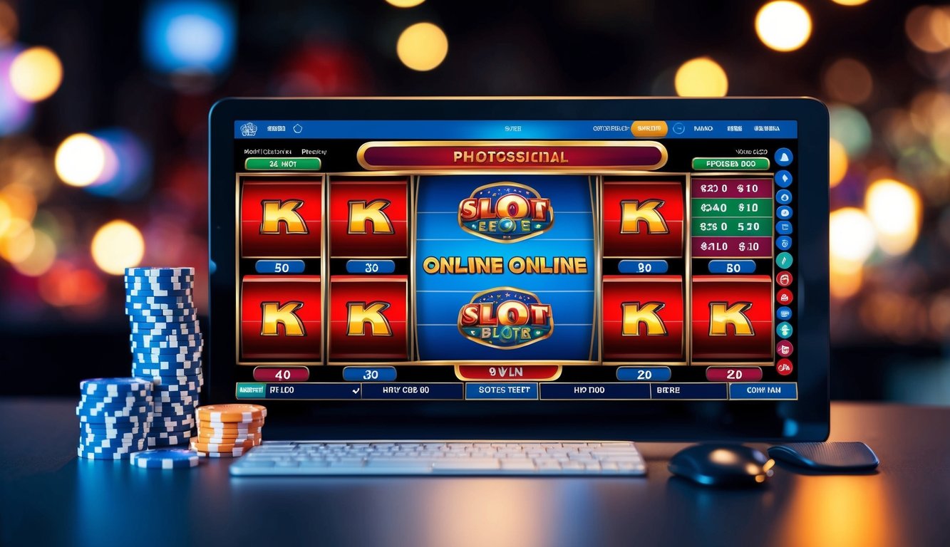 Sebuah permainan slot online yang berwarna-warni dengan berbagai pilihan taruhan dan tingkat kesulitan