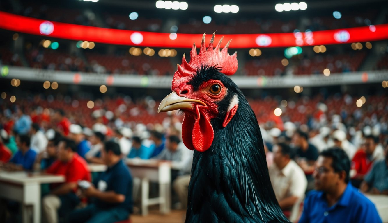 Arena sabung ayam online yang ramai dengan taruhan langsung dan pertandingan internasional