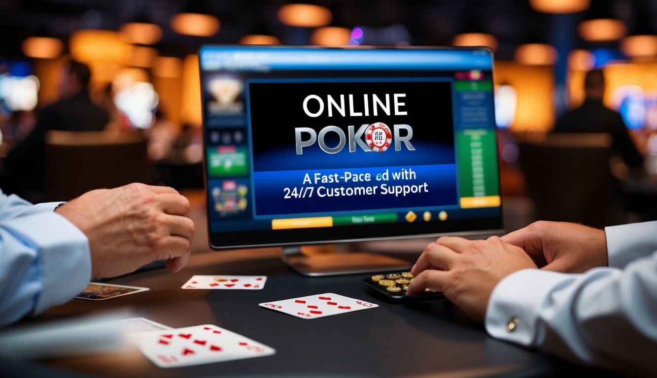 Permainan poker online yang cepat dengan dukungan pelanggan 24/7