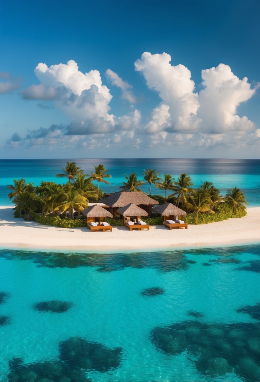 A secluded private island in Fiji, with luxurious resorts and crystal-clear waters, is the perfect honeymoon destination for Indian couples