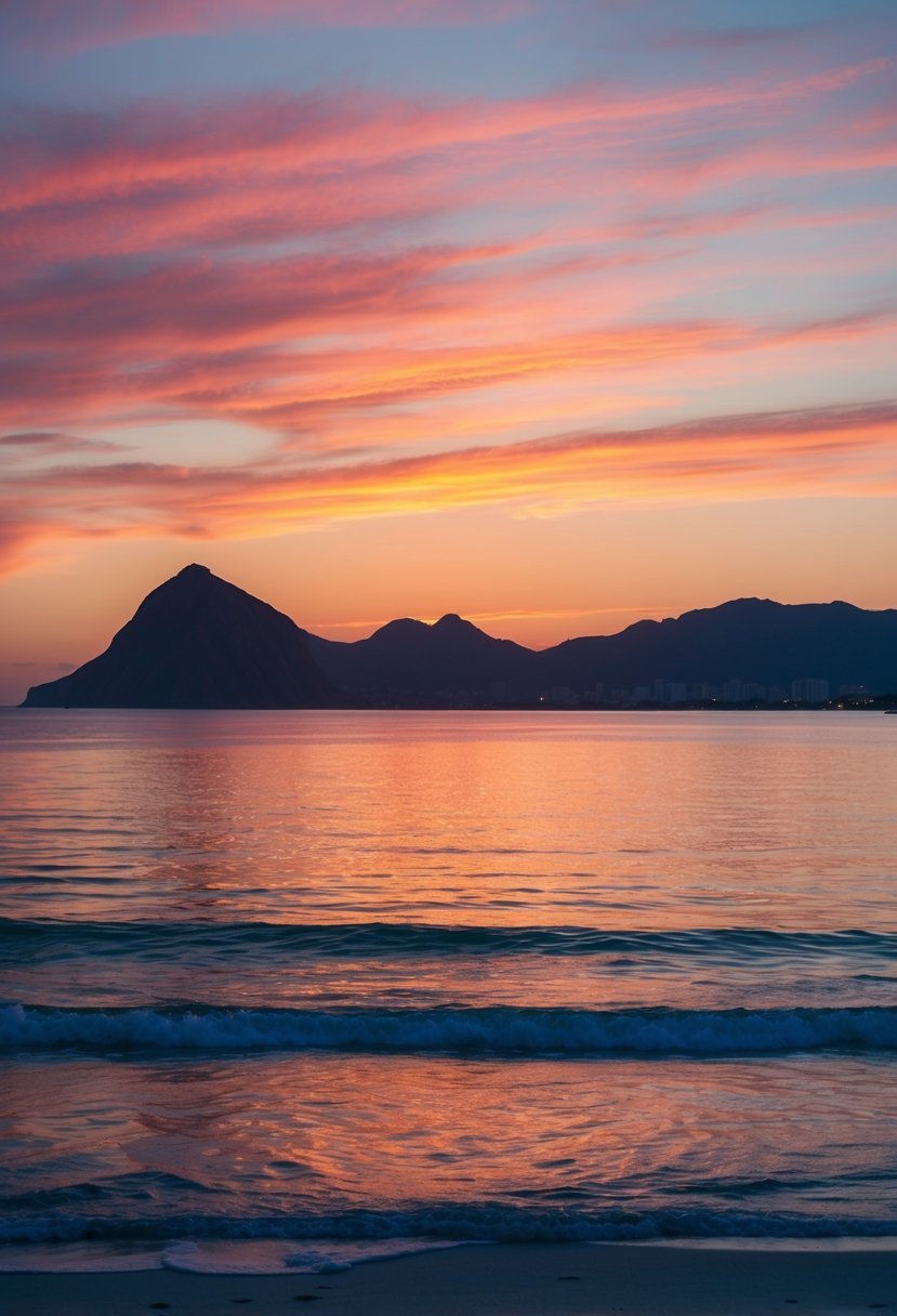 A serene sunset at Cabo Rojo and Playuela Beach in Puerto Rico