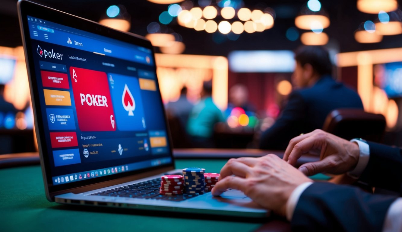 Sebuah platform poker online yang hidup dengan permainan waktu nyata dan grafik berkualitas tinggi