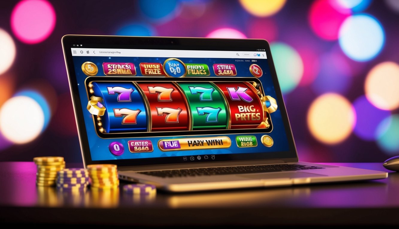 Sebuah permainan slot online berwarna-warni dengan berbagai tema dan hadiah besar