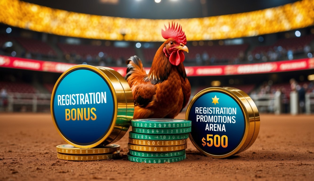 Arena sabung ayam yang hidup dengan bonus pendaftaran besar dan promosi menarik untuk pemain baru