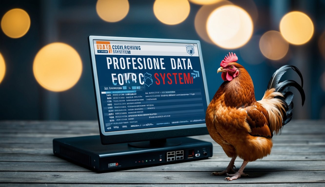 Sistem data yang aman untuk platform sabung ayam