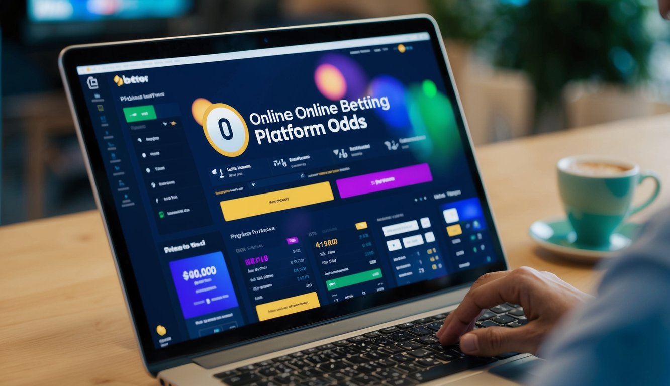 Platform taruhan online yang dinamis dengan odds tinggi, menampilkan antarmuka yang ramping dan modern dengan grafik dinamis dan nuansa profesional