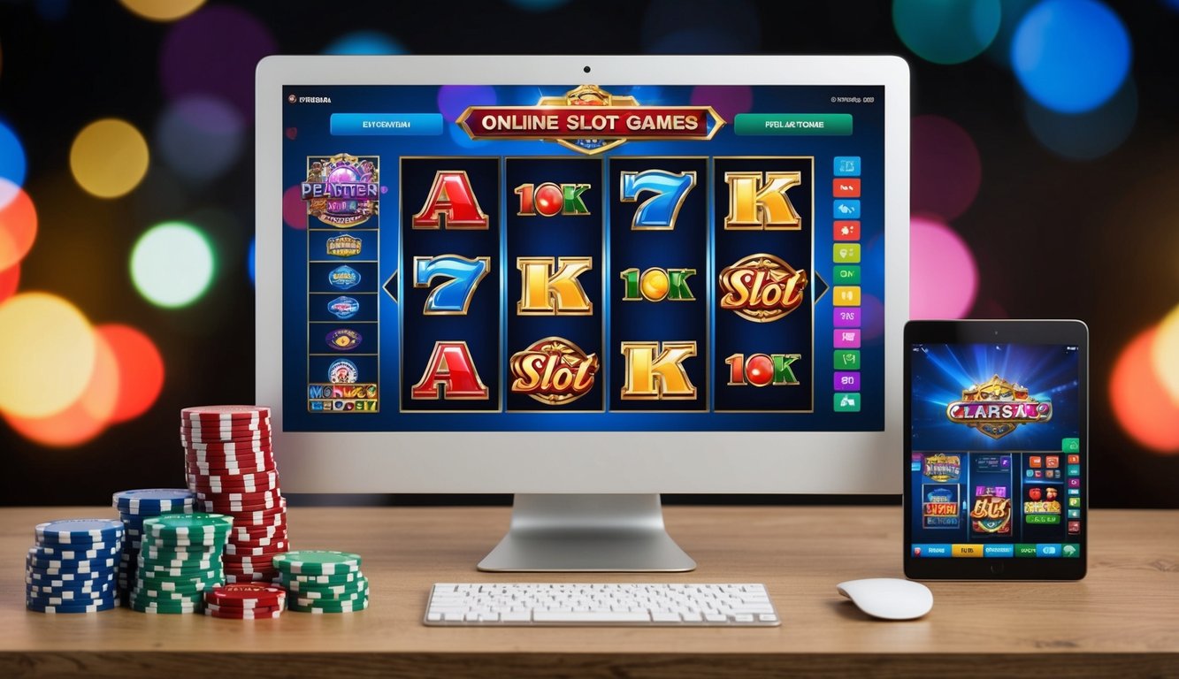 Situs permainan slot online yang berwarna-warni dengan campuran permainan klasik dan modern