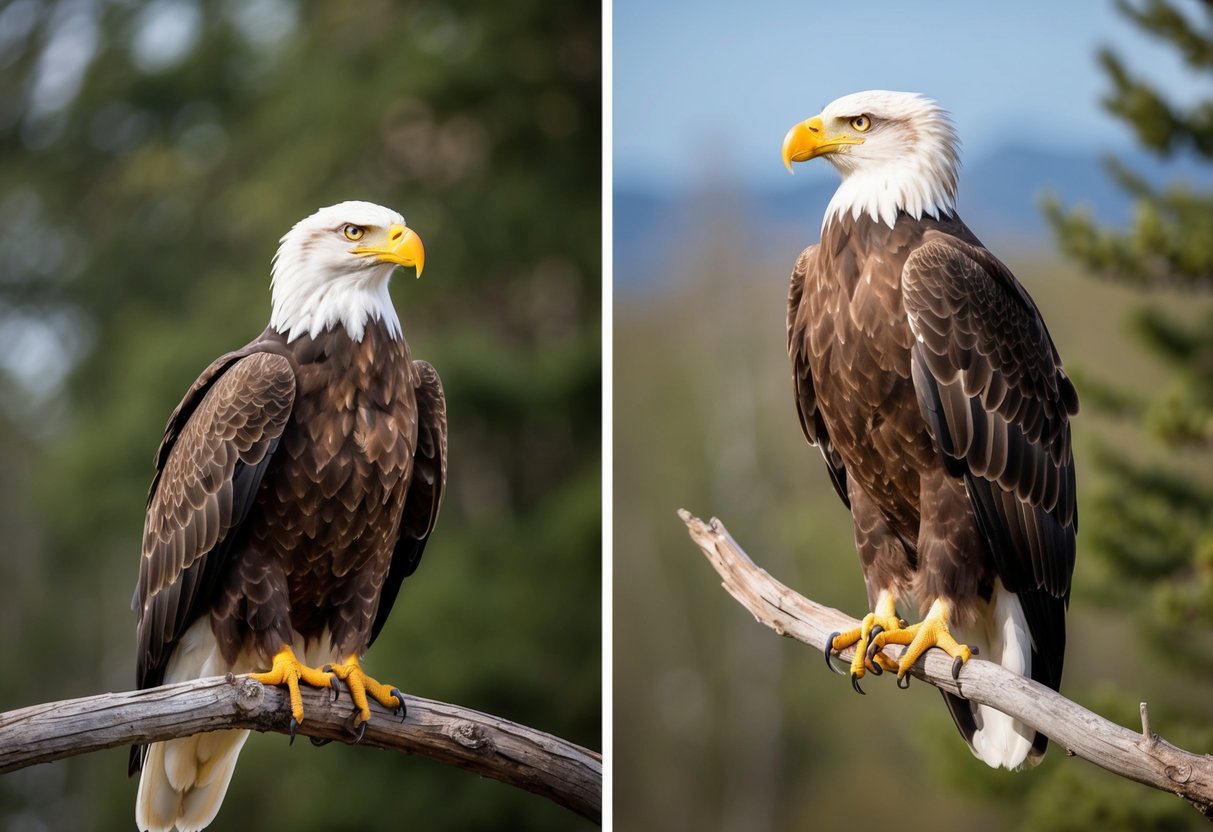 Which Is Bigger A Bald Eagle Or A White Tailed Eagle A Size Which Is Bigger A Bald Eagle Or A White Tailed Eagle A Size
