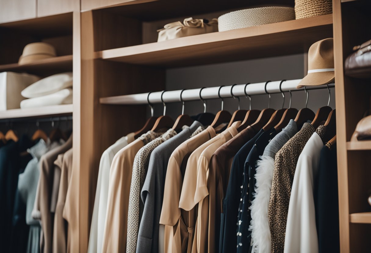 A closet filled with timeless, eco-friendly fashion pieces from sustainable and ethical fashion brands