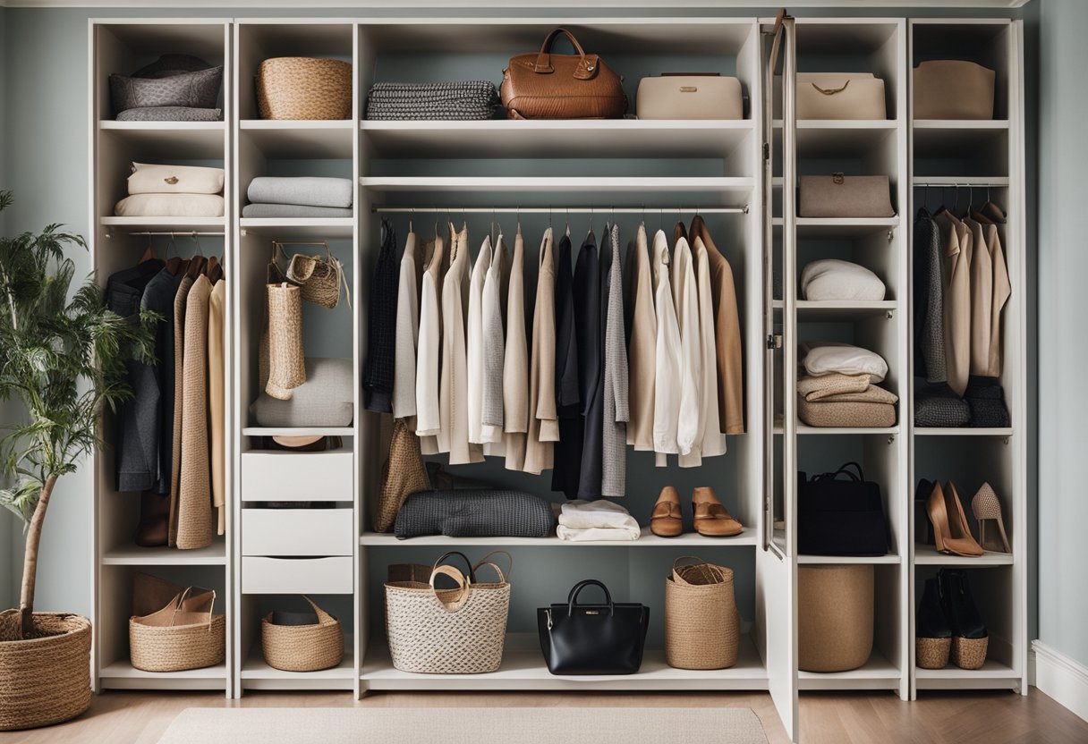 A closet filled with timeless, eco-friendly fashion pieces from ethical brands