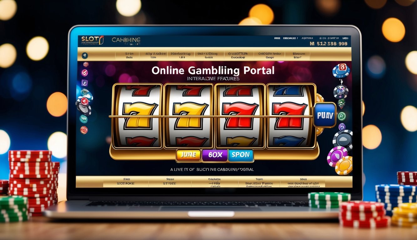 Portal perjudian slot online yang hidup dengan fitur interaktif