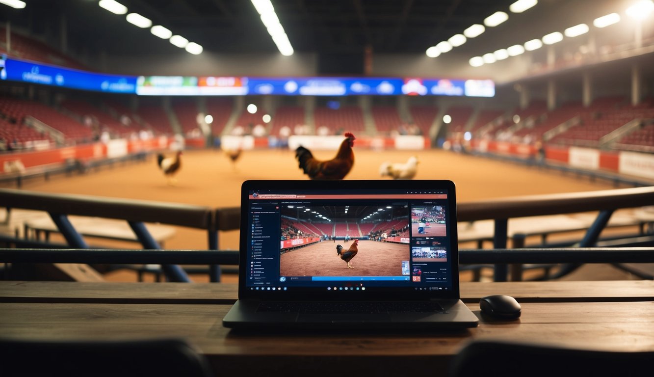 Sebuah platform sabung ayam online yang ramai dengan arena lengkap