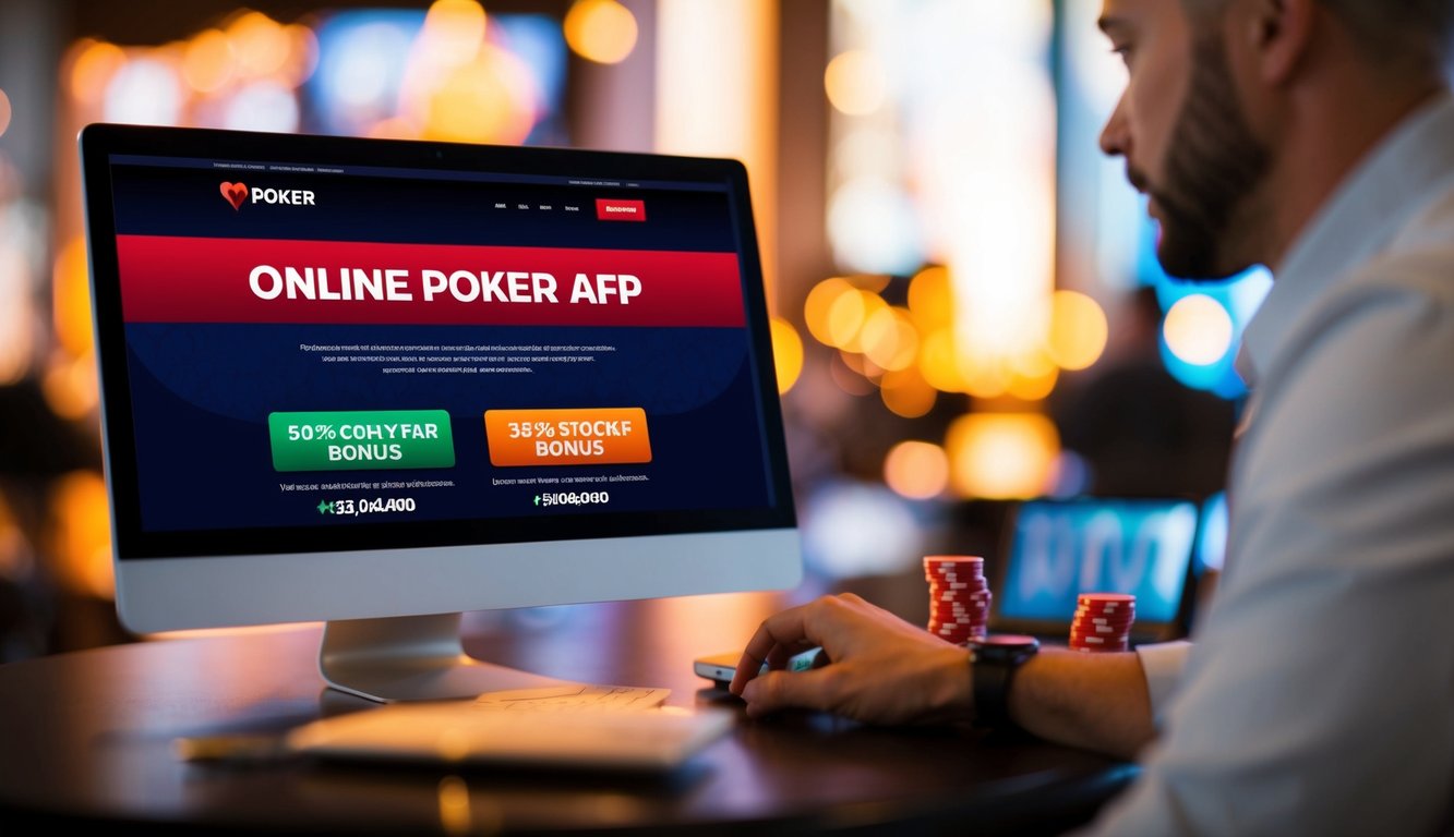 Sebuah situs poker online yang hidup dengan tawaran bonus menarik