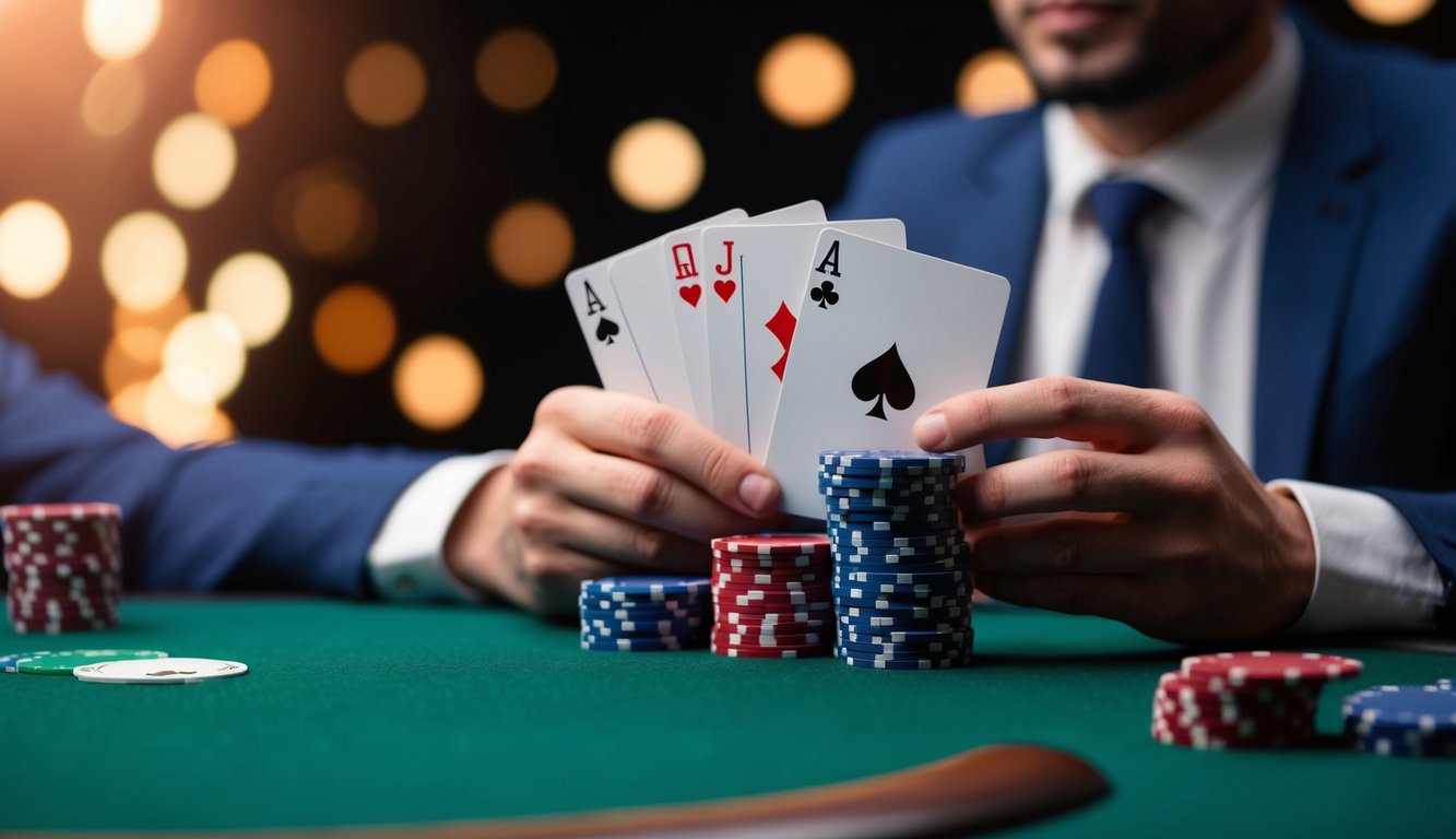 Permainan poker online yang tenang dengan suasana yang dapat dipercaya, menampilkan gameplay yang adil dan menarik