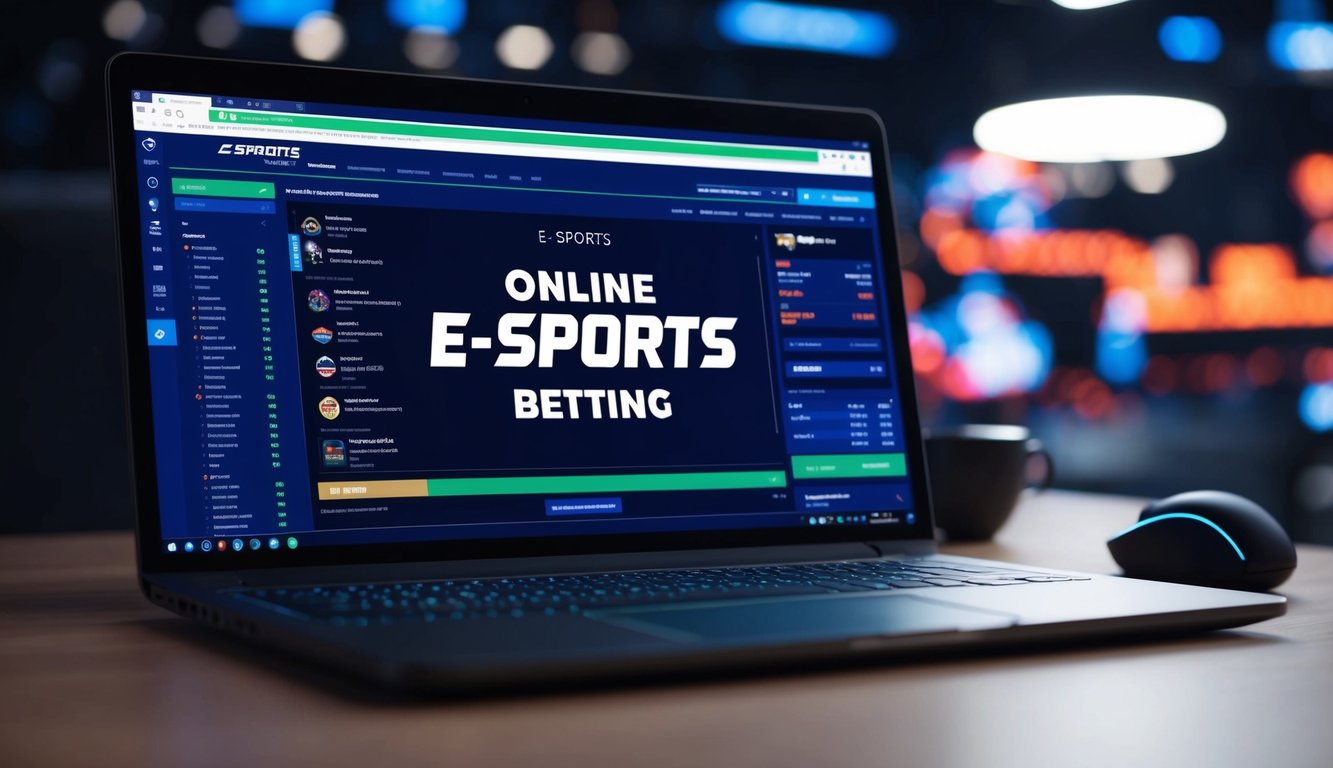 Portal taruhan e-sports online futuristik dengan fitur streaming langsung