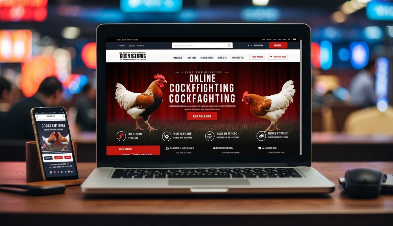 Portal sabung ayam online yang ramai dengan berbagai opsi taruhan