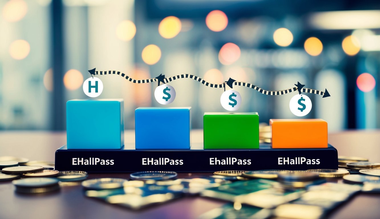 v2 q9byf kt4f7 A colorful chart displaying eHallpass pricing plans and features
