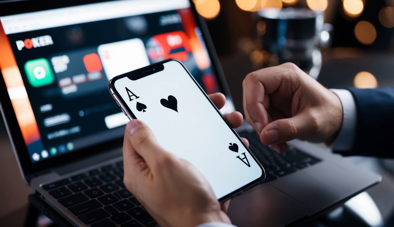 Antarmuka poker online yang ramping dan modern dengan akses yang mudah dan cepat