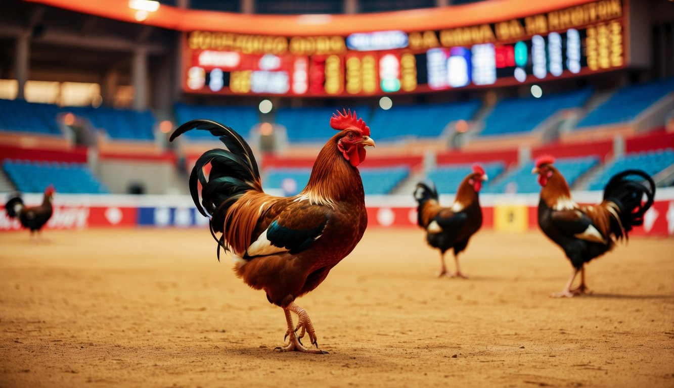 Arena sabung ayam yang hidup dengan berbagai pilihan taruhan dan odds yang menarik