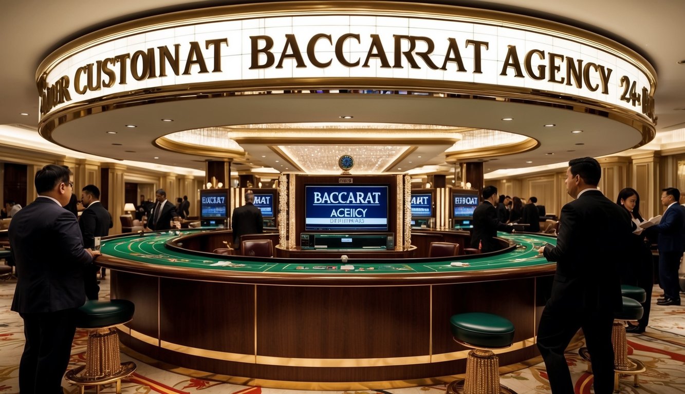 Sebuah agen baccarat yang ramai dengan pusat layanan pelanggan 24 jam