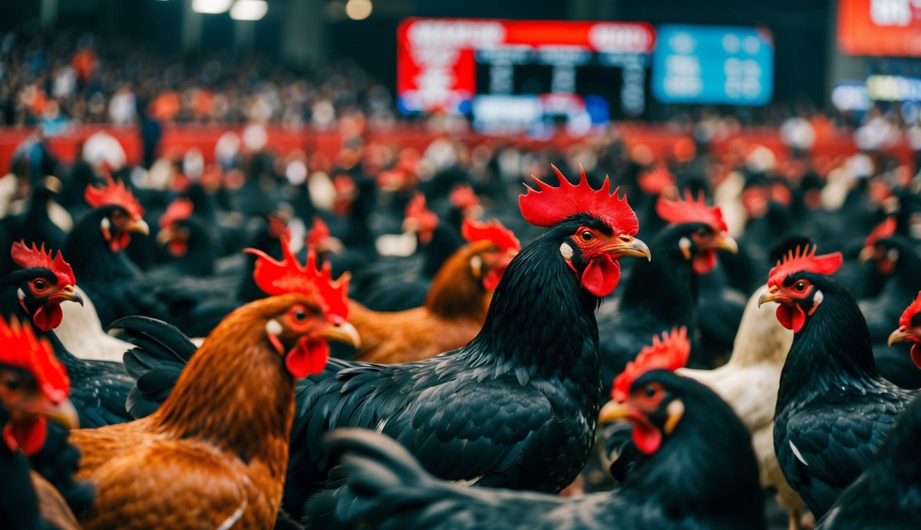 Sebuah platform sabung ayam online yang ramai dengan berbagai jenis taruhan