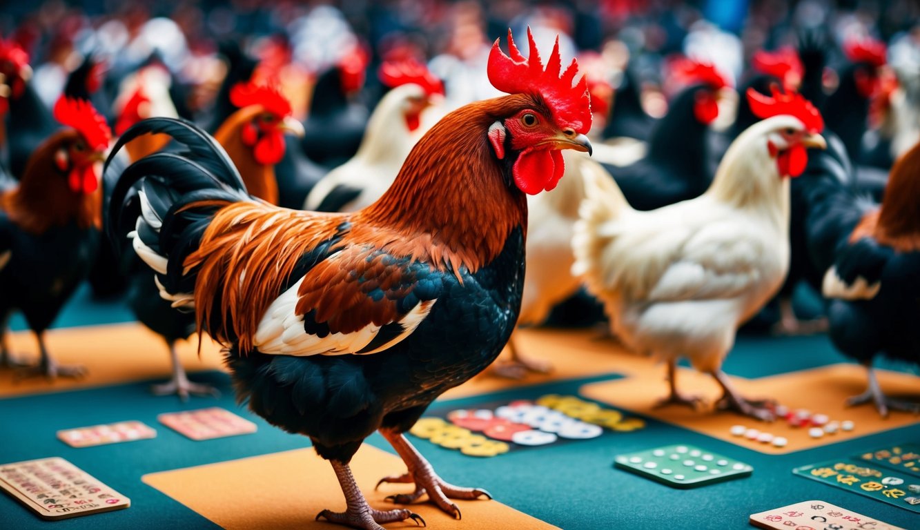 Sebuah platform sabung ayam online yang ramai dengan berbagai opsi taruhan