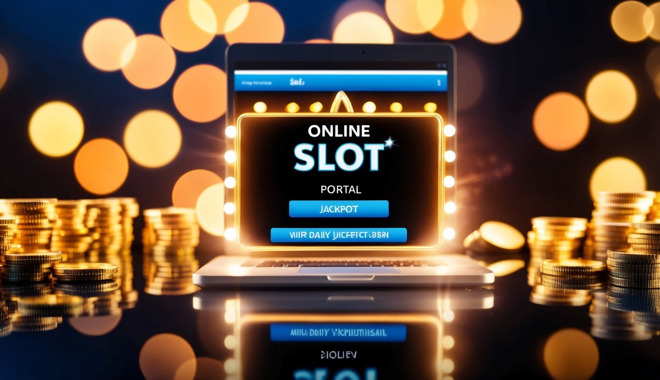 Portal slot online yang bersinar dengan jackpot harian