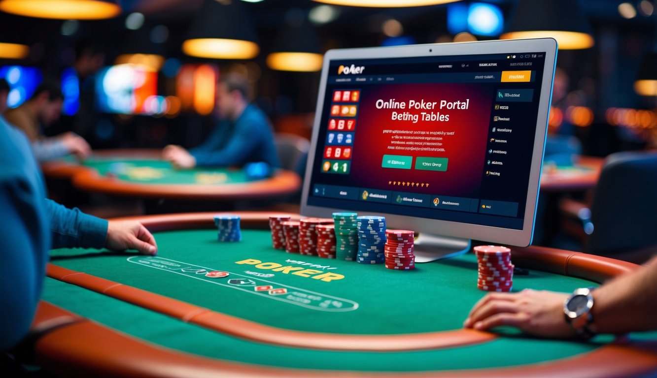 Portal poker online yang hidup dengan berbagai meja taruhan