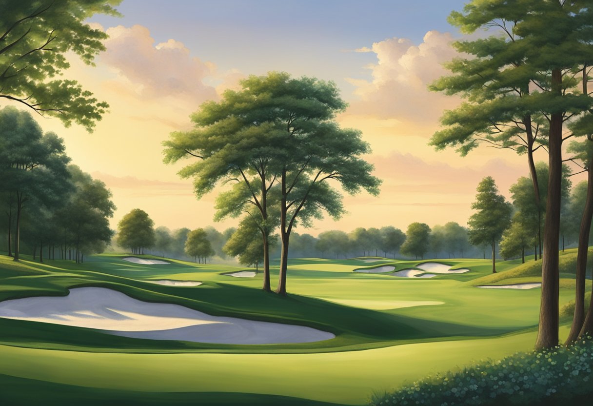 Rolling green fairways, manicured bunkers, and scenic water hazards dot the landscape of Milwaukee's top golf courses. Tall trees and well-maintained greens create a picturesque setting for a day on the links