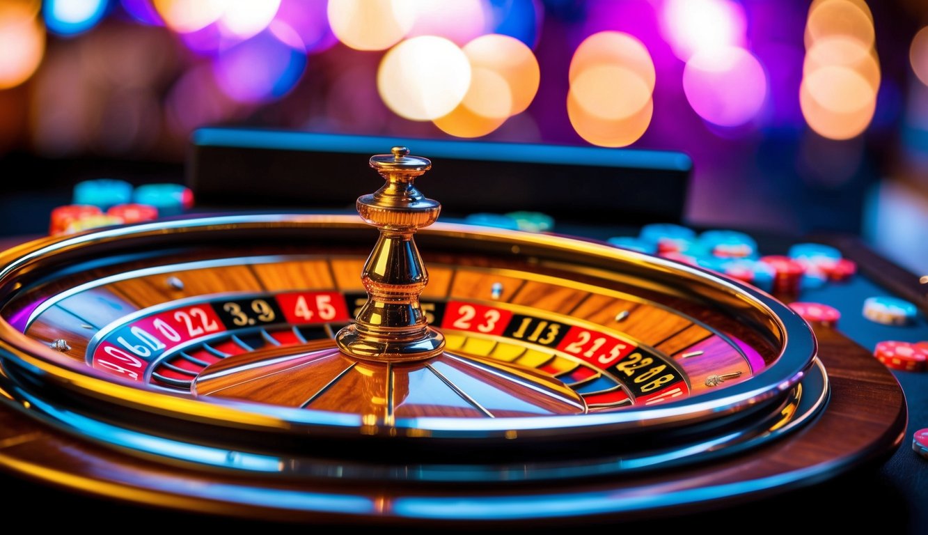 Sebuah platform roulette online yang berwarna-warni dan penuh semangat dengan permainan langsung yang menarik