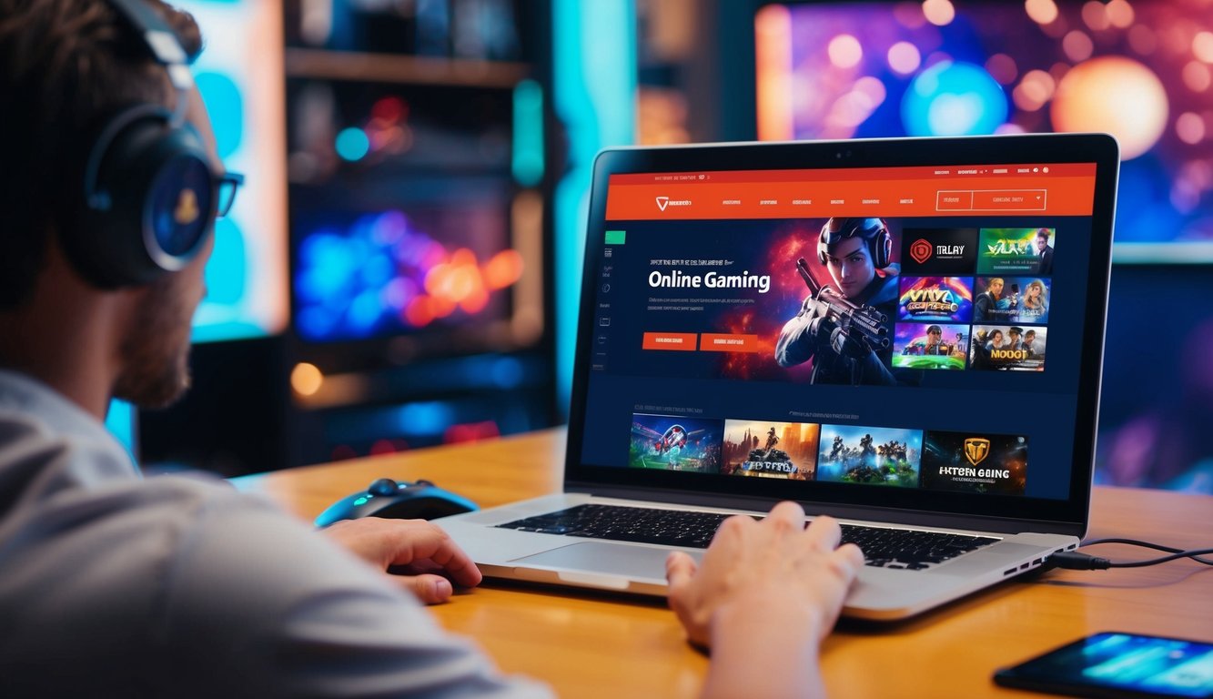 Situs web permainan online yang hidup dengan streaming berkualitas tinggi