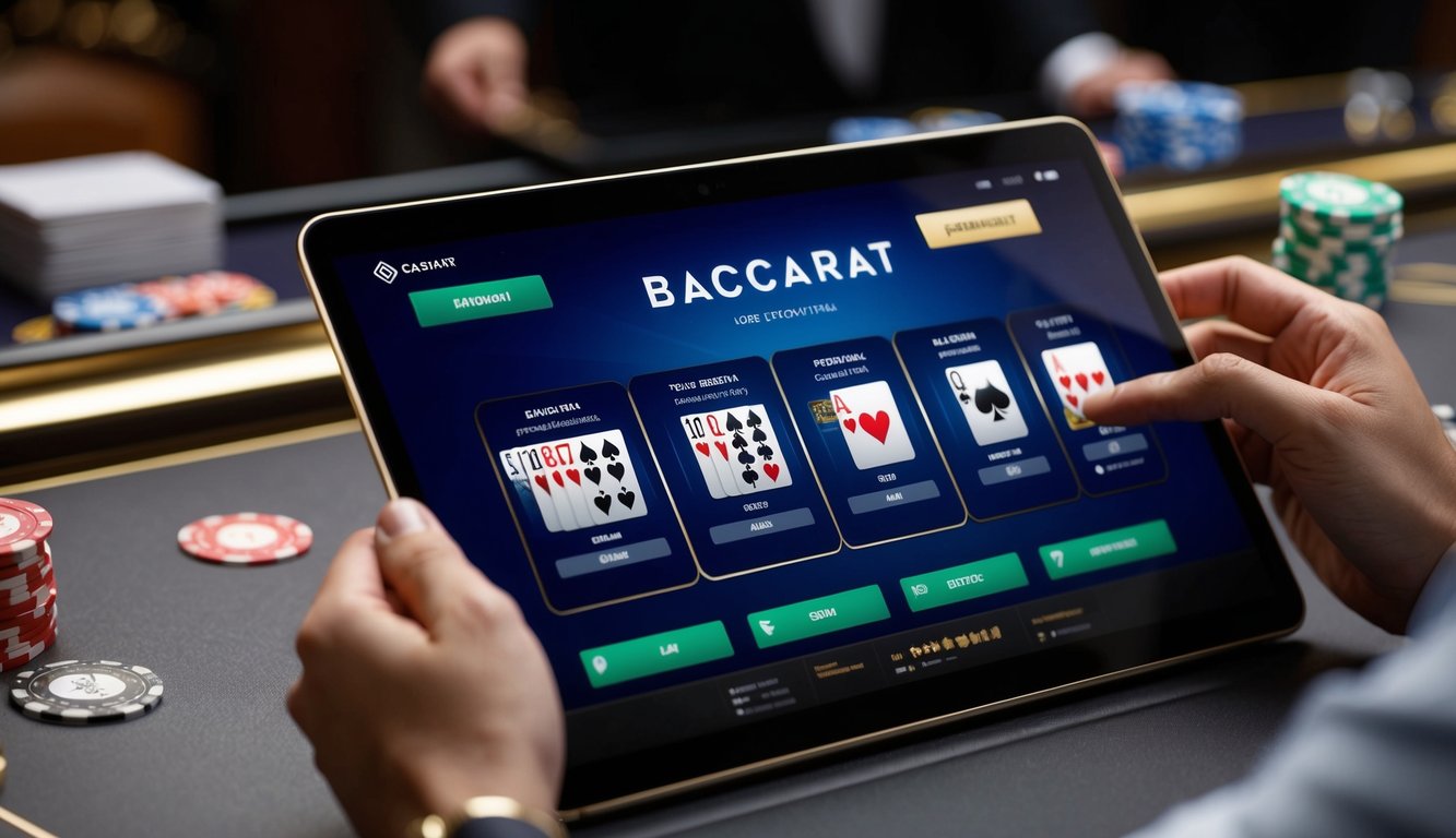 Portal baccarat online yang ramping dan modern dengan berbagai pilihan permainan dan opsi taruhan yang fleksibel