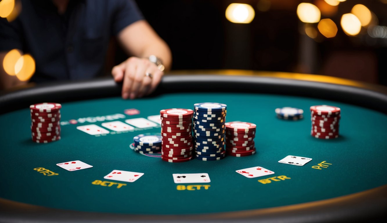 Meja poker dengan opsi taruhan fleksibel di situs online